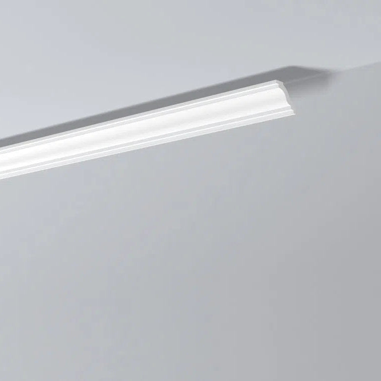 WT6 WALLSTYL® 2M NMC ceiling coving on grey ceiling | DecorMania UK